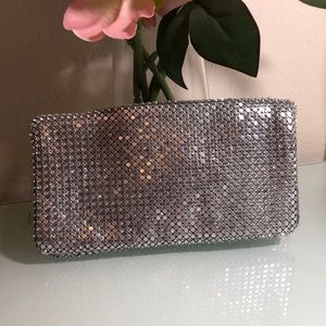 Small shimmering wristlet